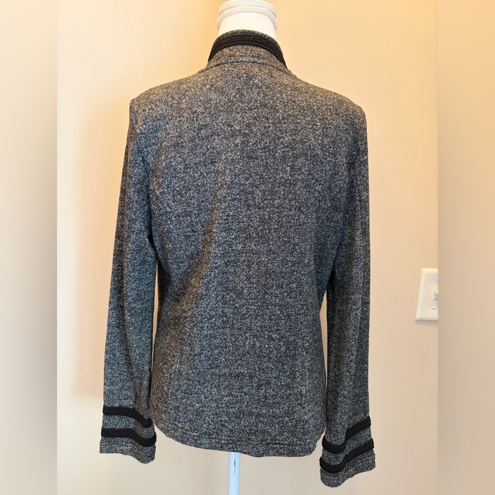 #409 Tommy Hilfiger Gray Double-Breasted Military-Inspired Blazer. Like New! - Picture 7 of 11